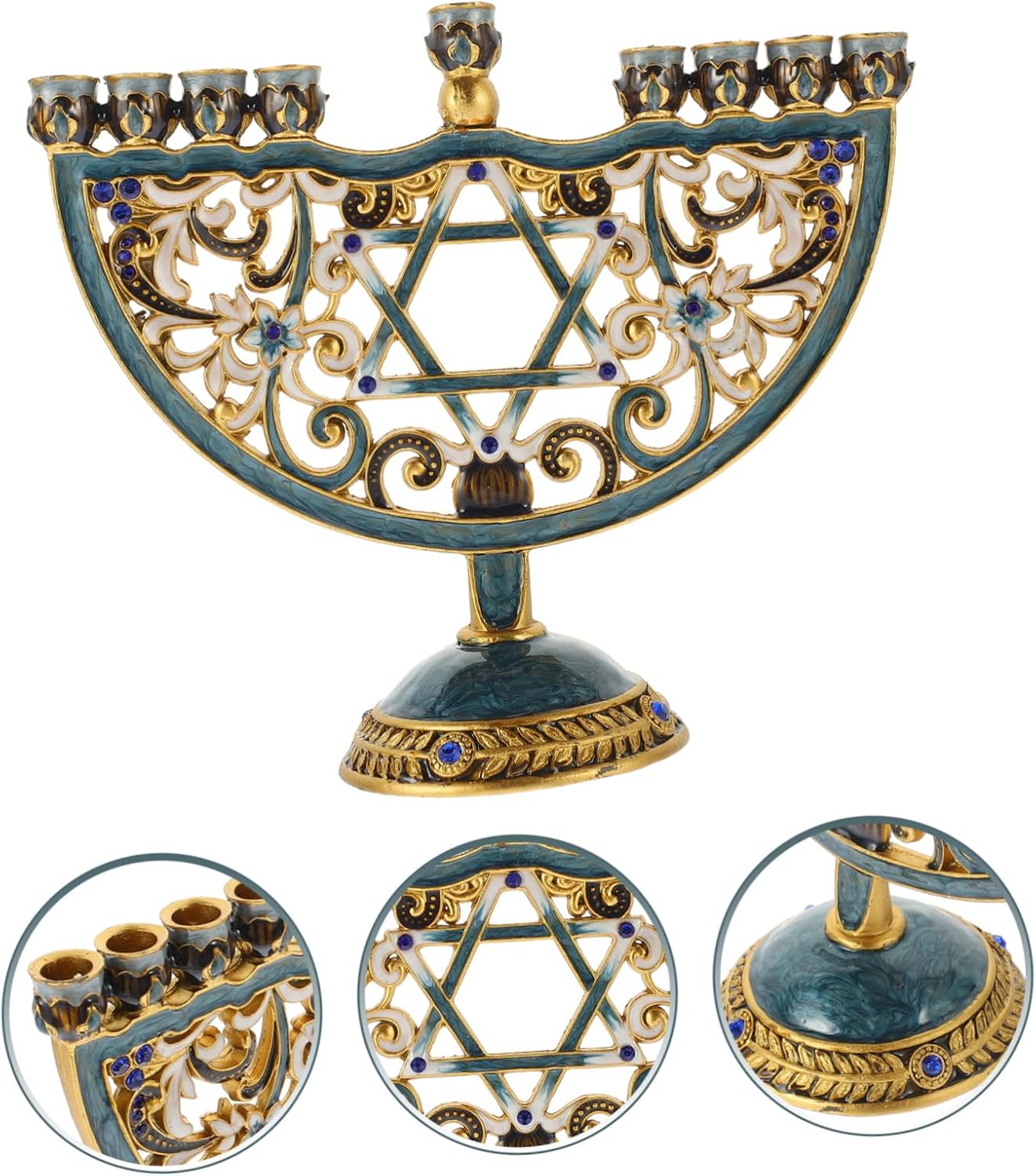 ユダヤ人キャンドルホルダー ブランチローソク足 パーティーや結婚式、ディナー、ホームデコレーションに 宴会やお祭りのためのユニークな