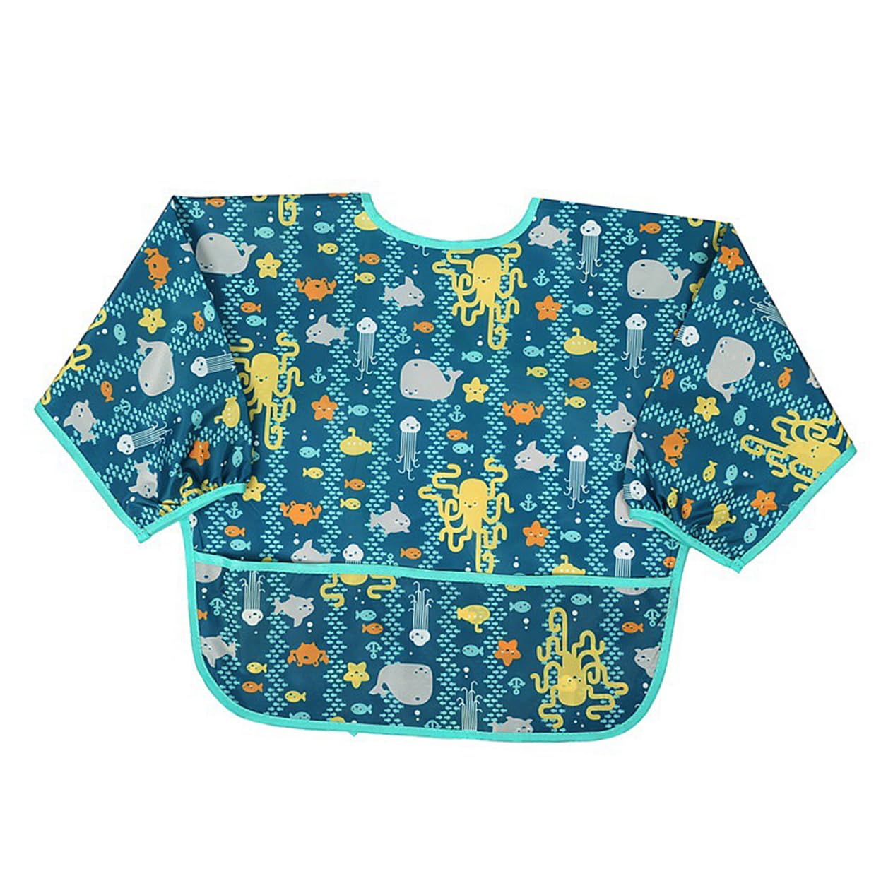Toyvian 4 Pz grembiule da mangiare per bambini grembiule per bambini grembiule bambino bavaglini bavaglino pettorali grembiuli per bambini grembiuli da mangiare capi di abbigliamento