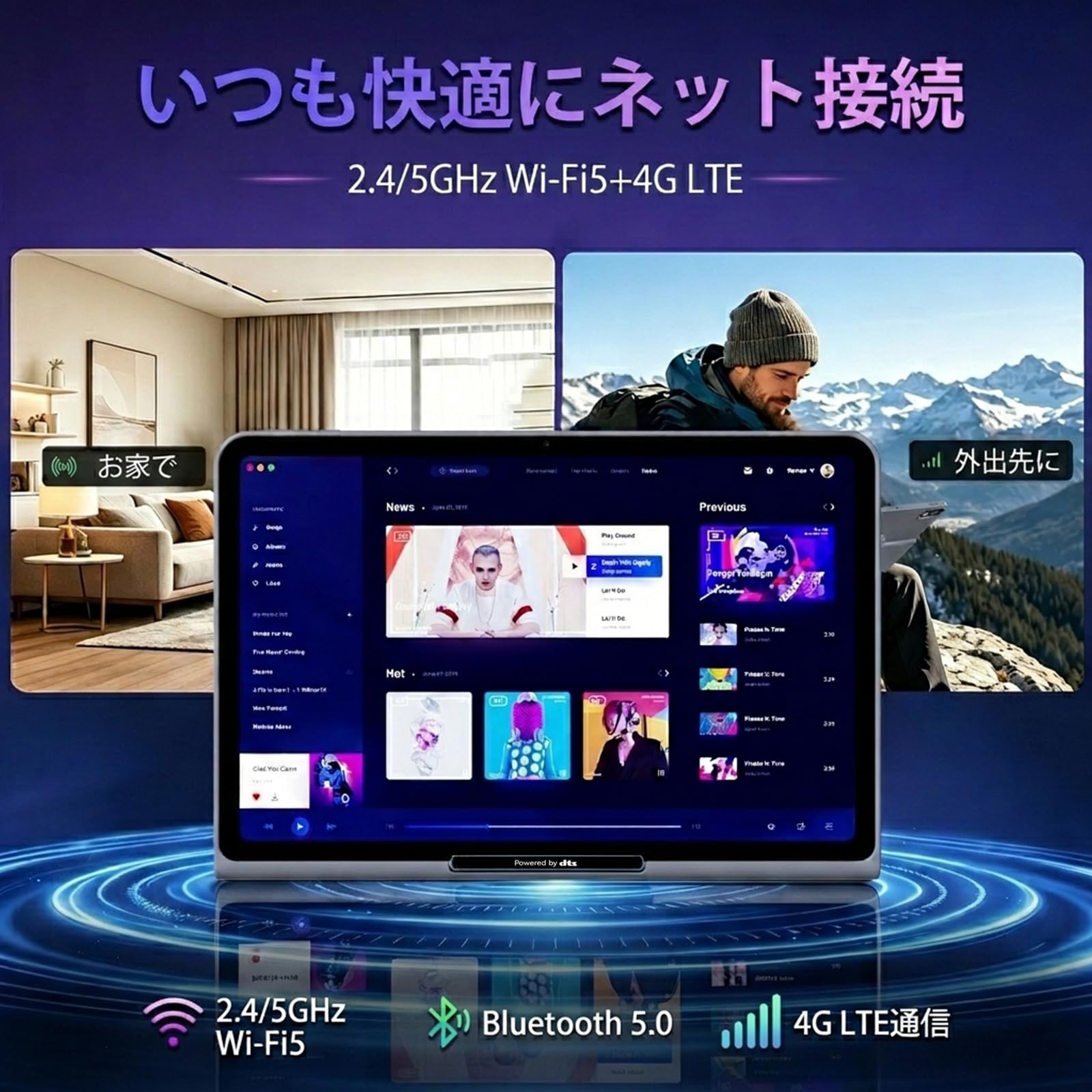 Amazon.co.jp: タブレット 13.4インチ android タブレット 6GB+128GB+