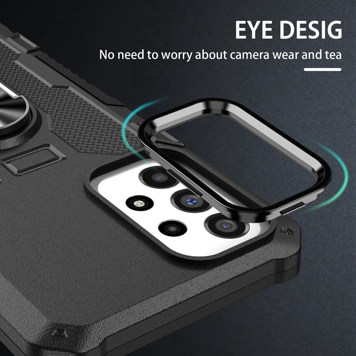 Custodia protettiva militare compatibile con Xiaomi Redmi Note 9 Pro 4G, custodia con cavalletto, robusta custodia protettiva integrale di grado militare, custodia antiurto (viola chiaro + blu
