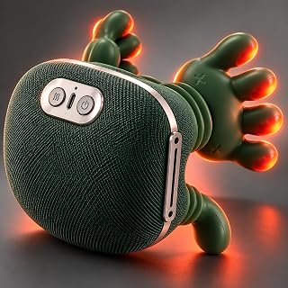 Massageador Mãozinha Elétrico 3D com Aquecimento, Recarregável USB-C | Massageador Mãozinha