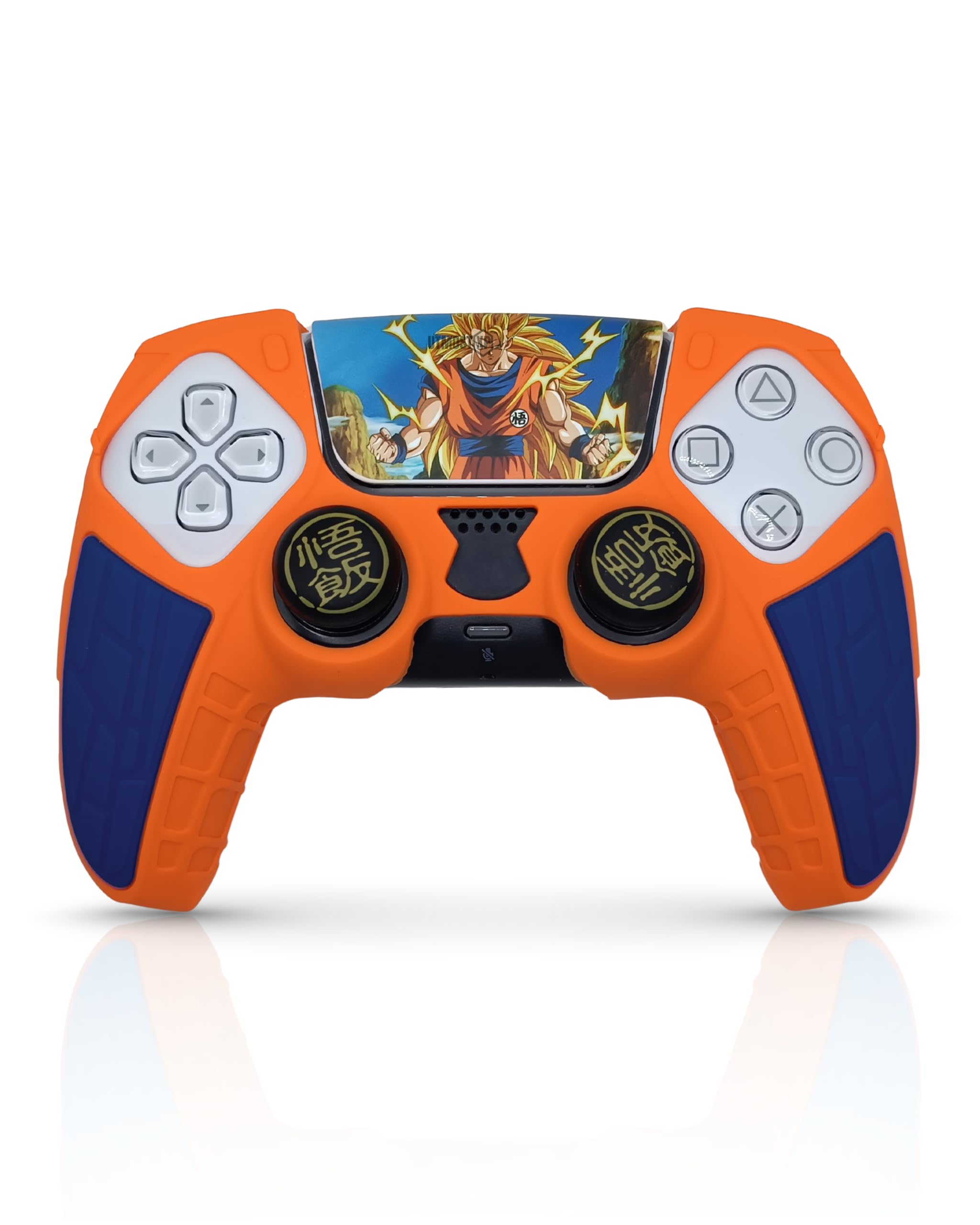 Housse Compatible avec Manette PS5, Silicone Doux et Confortable, Accessoires pour Manette Play 5, Accessoire Compatible avec Manette Originale Play 5 (Anime)
