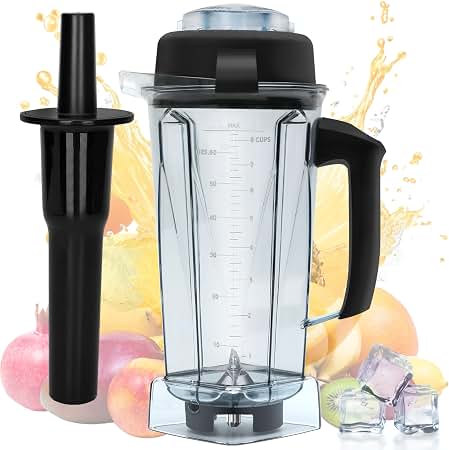 Amazon.com: For vitamax Blender Pitcher and Tamper 64 oz Replace