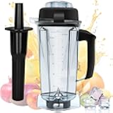 For vitamax Blender Pitcher and Tamper 64 oz Replace 5200 5000 6300 7500 Pro500 750 VM0103 Container,vitamax Replacement Blender Jar,Cup 64 oz Classic Legacy Explorian Professional Series,3 YR GNTEE
