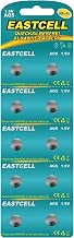 LR754 AG5 Button Cells 1.5V - Pack of 10 - 393A SR754 Replacement - Battery for Watches, Toys & Calculators