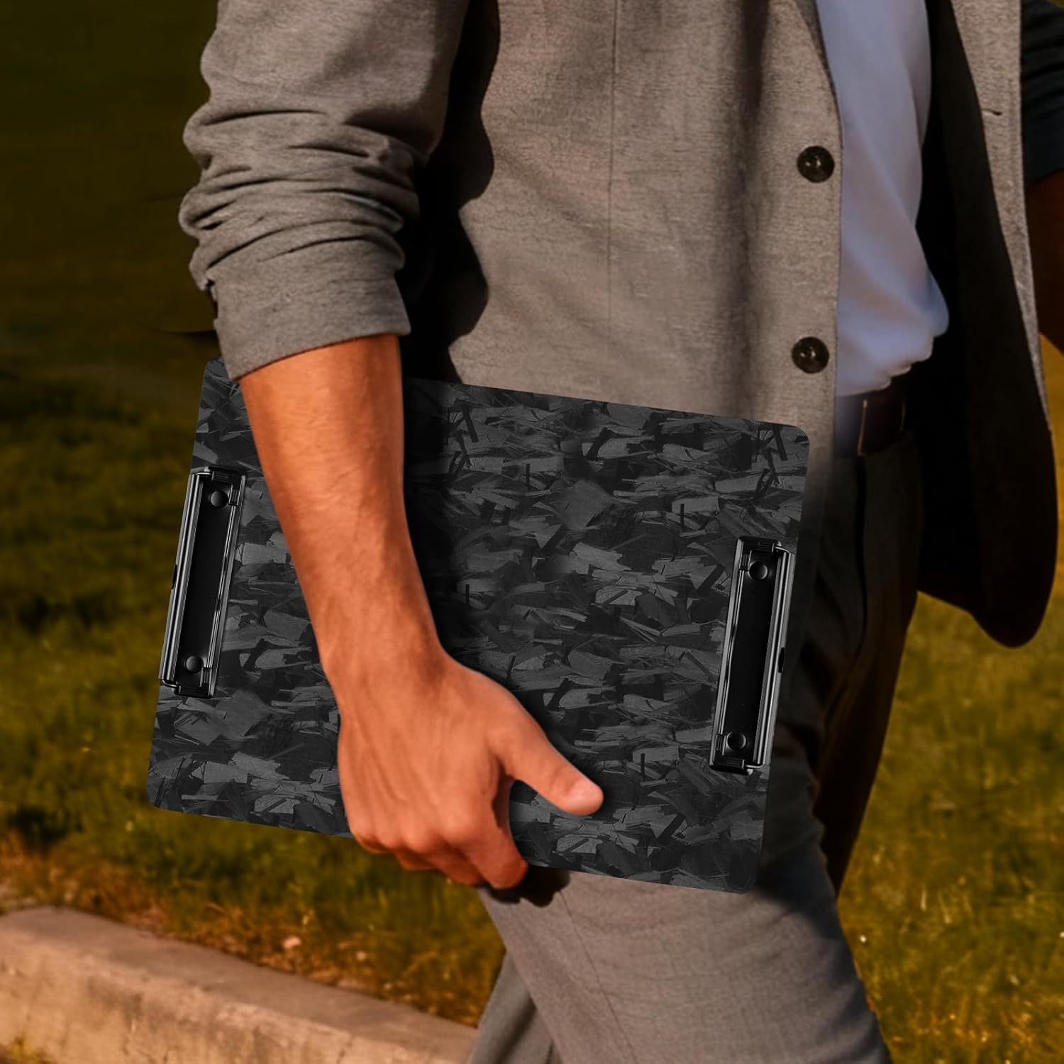 Carbon Fiber Clipboard 8.5x11,Forge Carbon Black