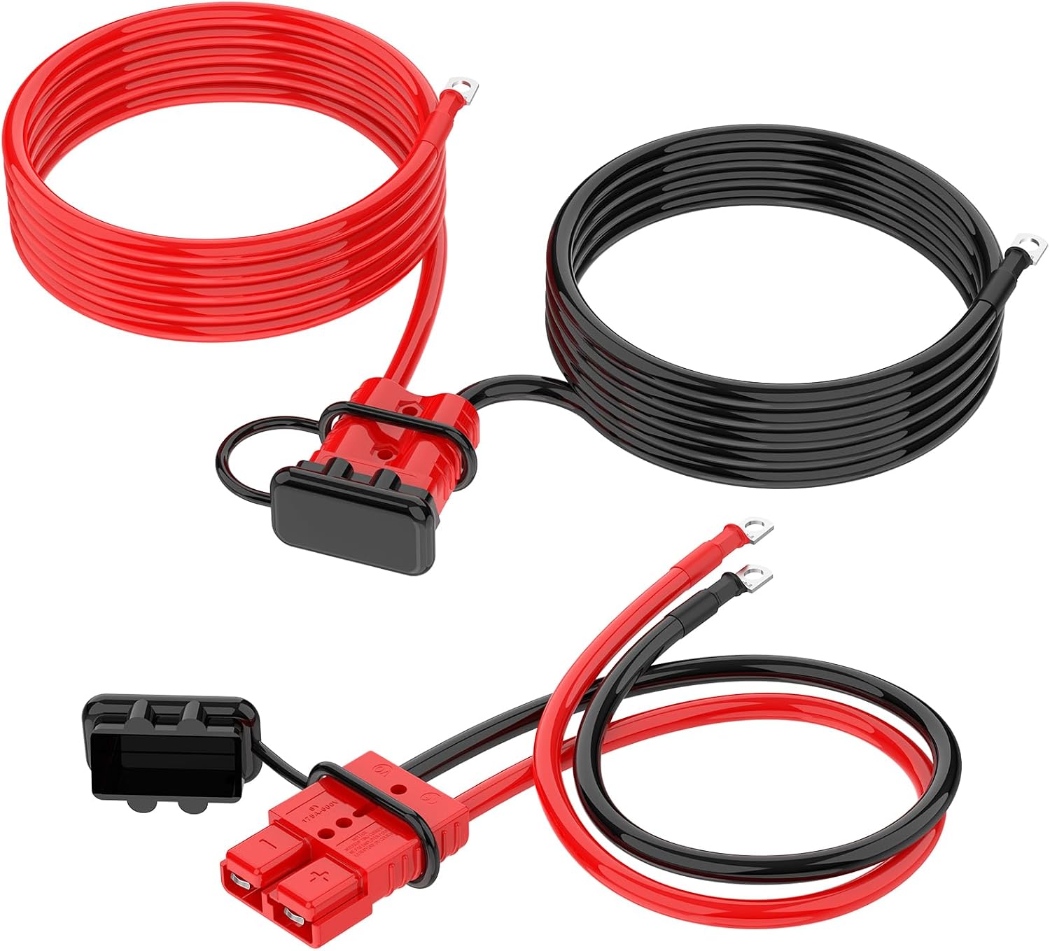 Quick Disconnect Winch Power Cable, 24 FT 4 AWG Copper Wiring Kit