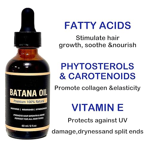 Miniatura 2 de Aceite de batana crudo para el crecimiento del cabello, 100% aceite de batana orgánico para el crecimiento del cabello, aceite de batana de