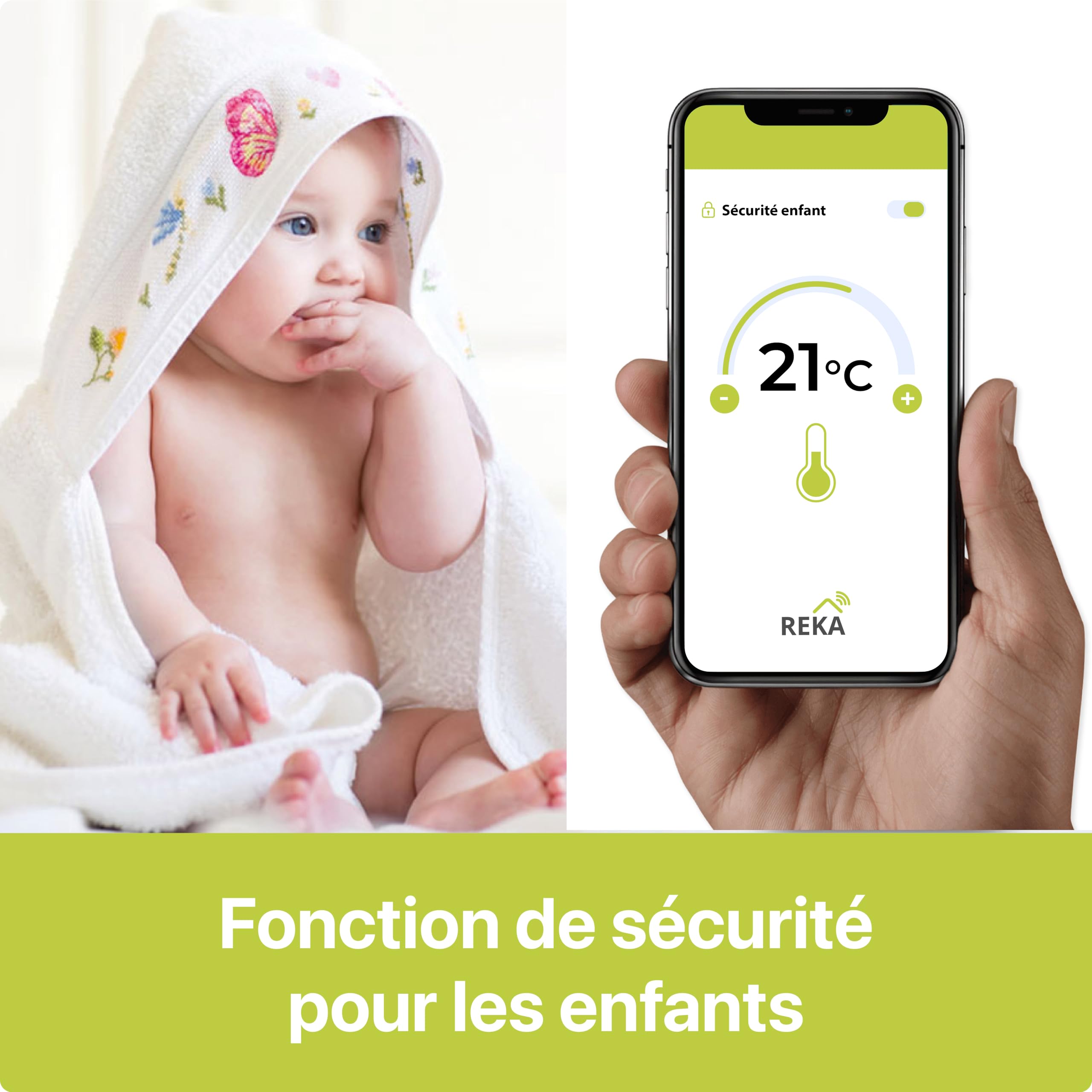 Cabezal Termostático Inteligente REKA - Control de Temperatura a través de la App Tuya, Programación, Detección de Ventanas Abiertas - Compatible con Asistentes de Voz (4, Sin Zigbee)