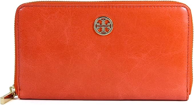 tory burch orange wallet