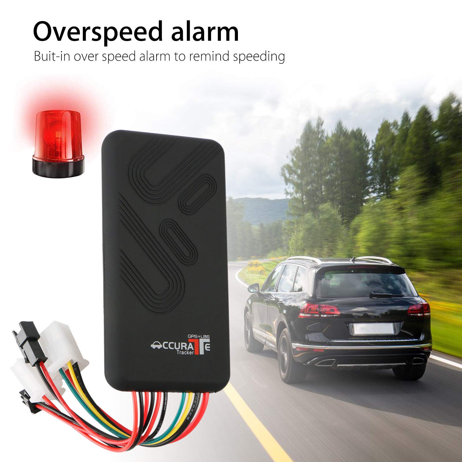 Riloer Samochód GPS Tracker GSM GPRS lokalizator pojazdu pilot SMS śledzenie wybierania alarmu