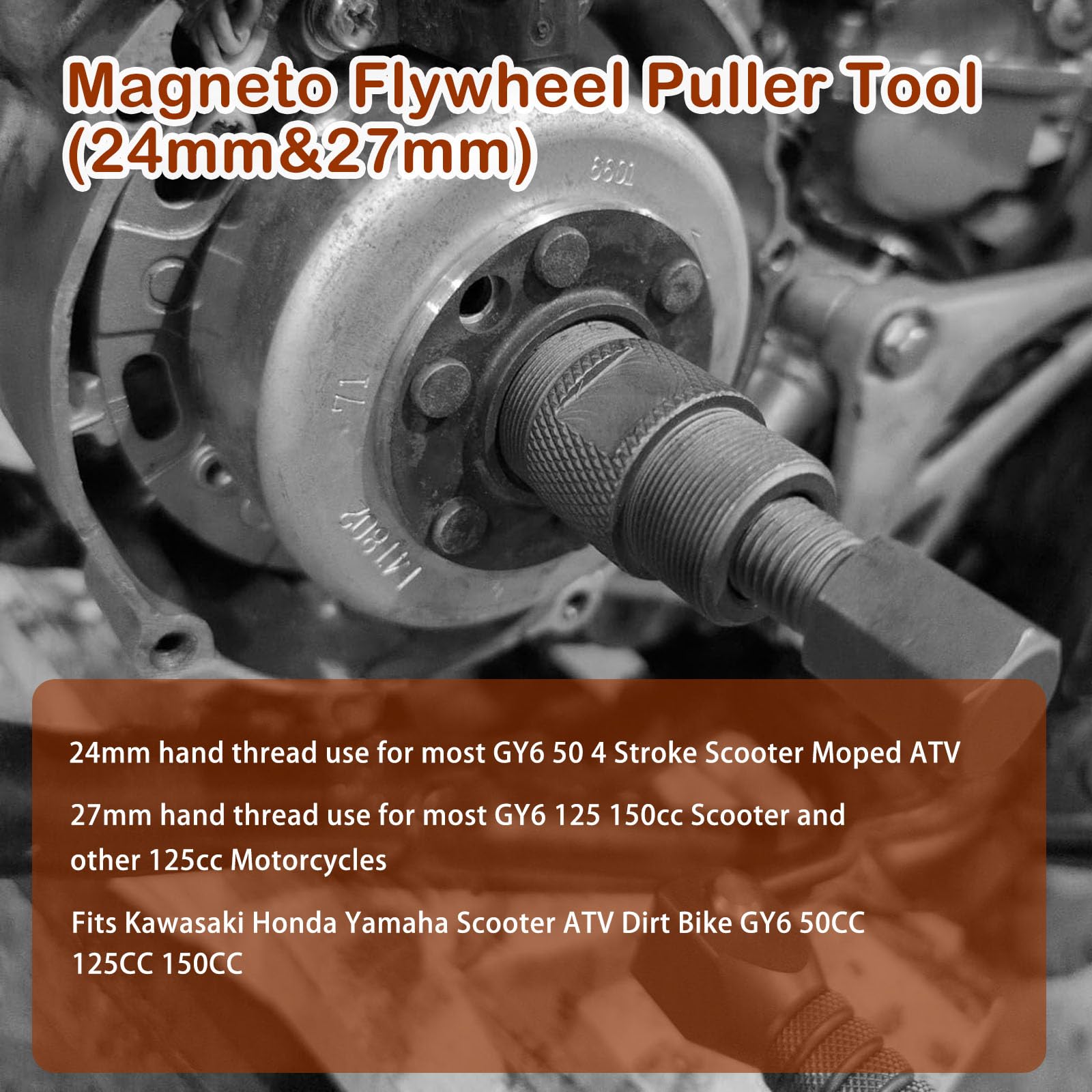 Amazon.com: WINTOWIN Flywheel Stator Magneto GY6 Puller (24mm&27mm