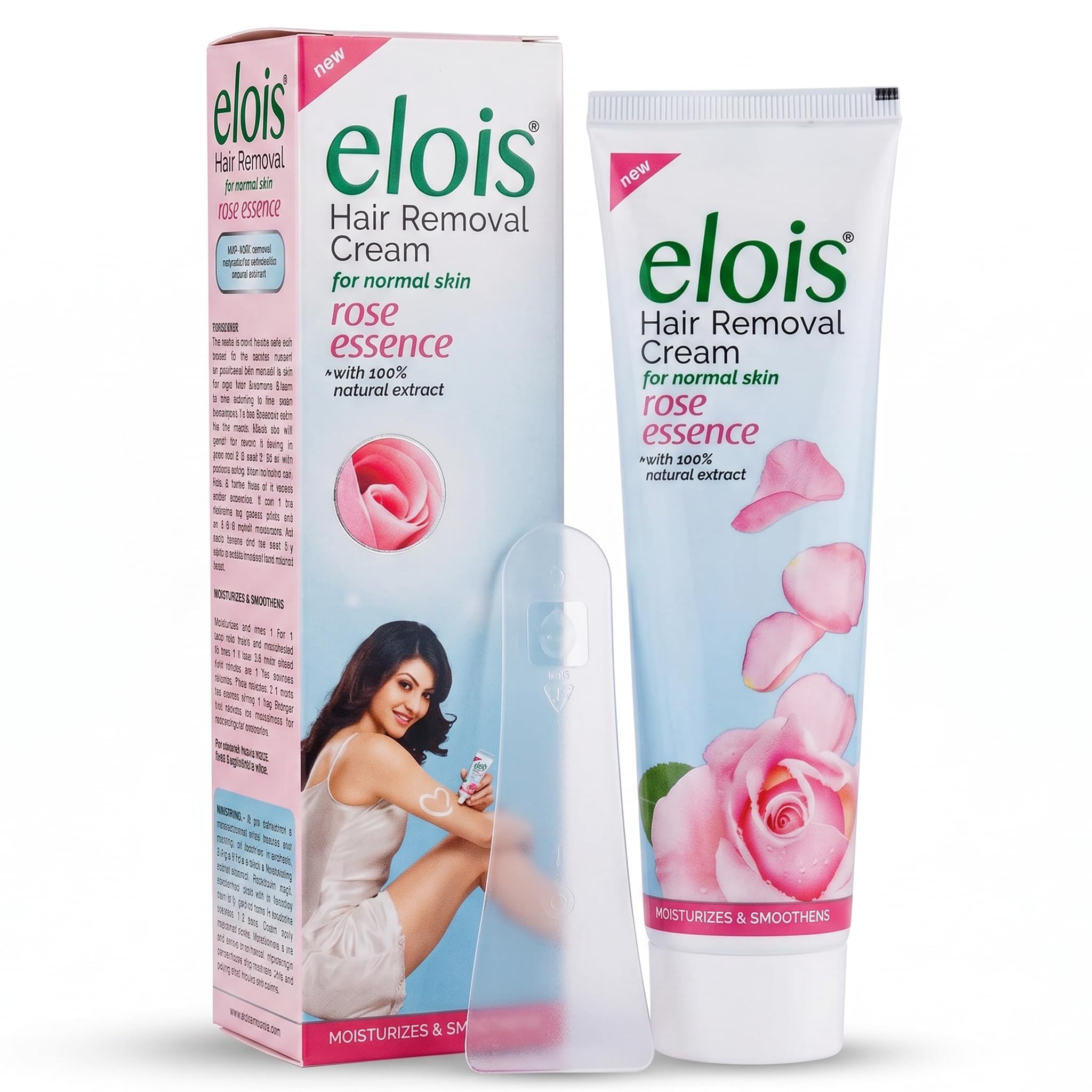 Elois Hair Removal Cream For Women Bikini Area - With Natural Extracts Painless For Normal Skin - Suitable for Legs Underarms Bikini Line Arms - (Rose Extract, 100 Gram)-image-34