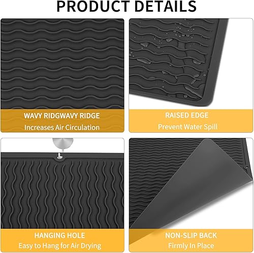 Miniatura 7 de Forros de silicona para freidora de aire, ollas de silicona reutilizables para alimentos seguros con guantes a prueba de calor, accesorios de horno