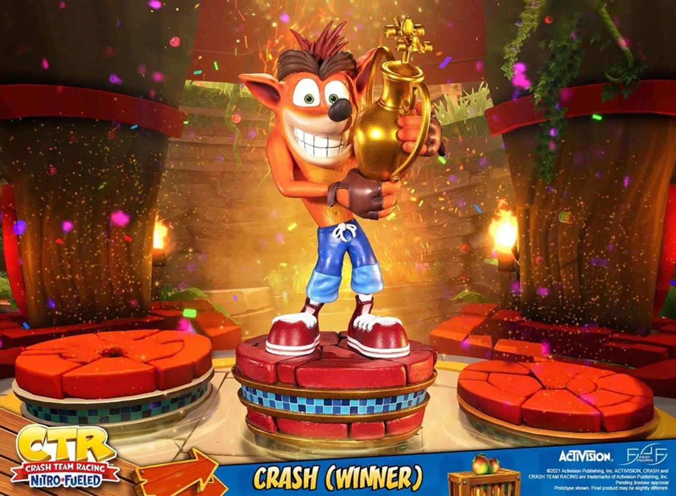 First 4 Figures CRASHWST Crash Bandicoot First4Figures Resin Statue