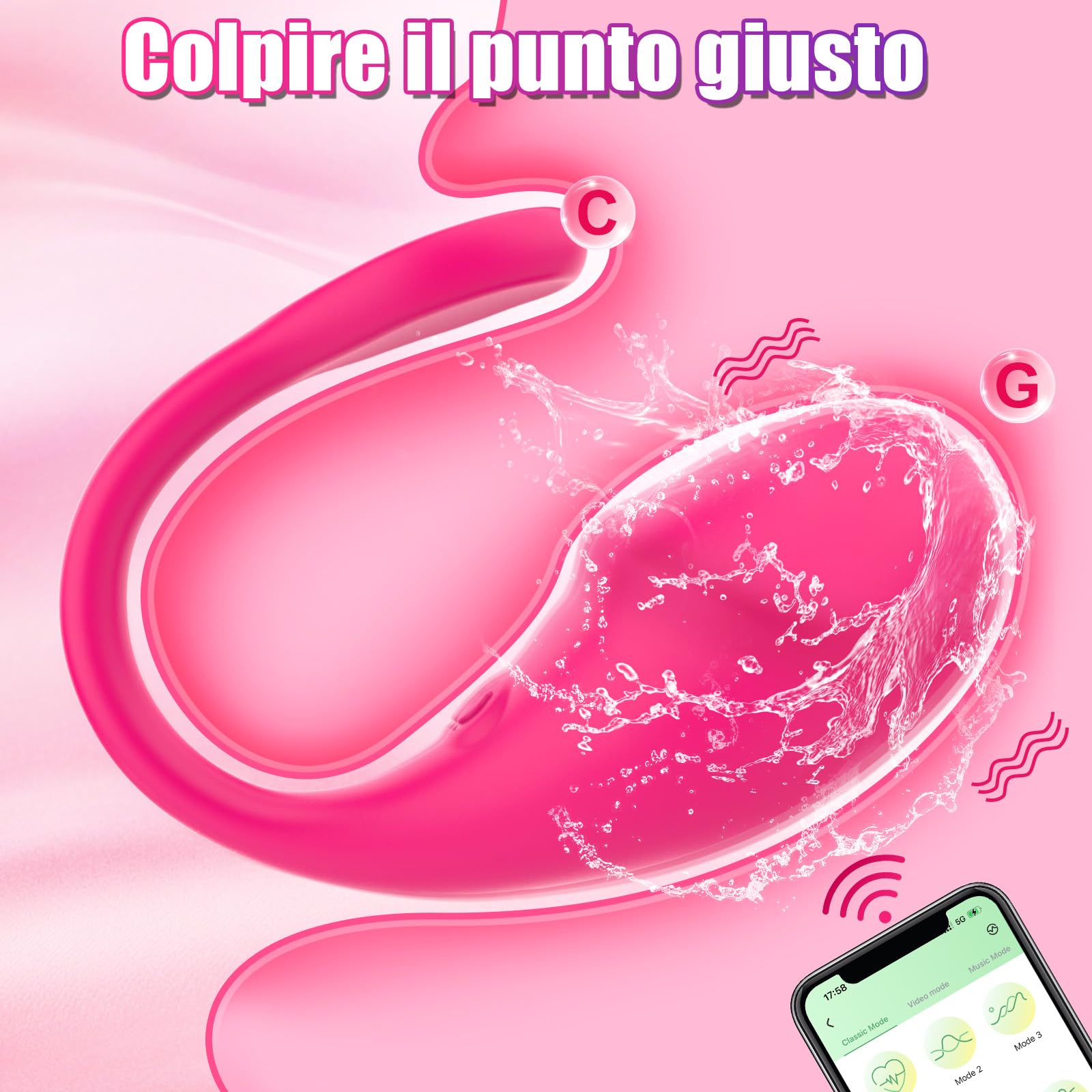 Vibratoreper Donna Vibratore Sex Toys Vagina Massaggiatore Plug Anale Telecomando - Dildo Grandi Sexy Toy Stimolatore Clitoride Femminile per Donna Uomo Coppia Professionale Silicone Vibratori Piccolo