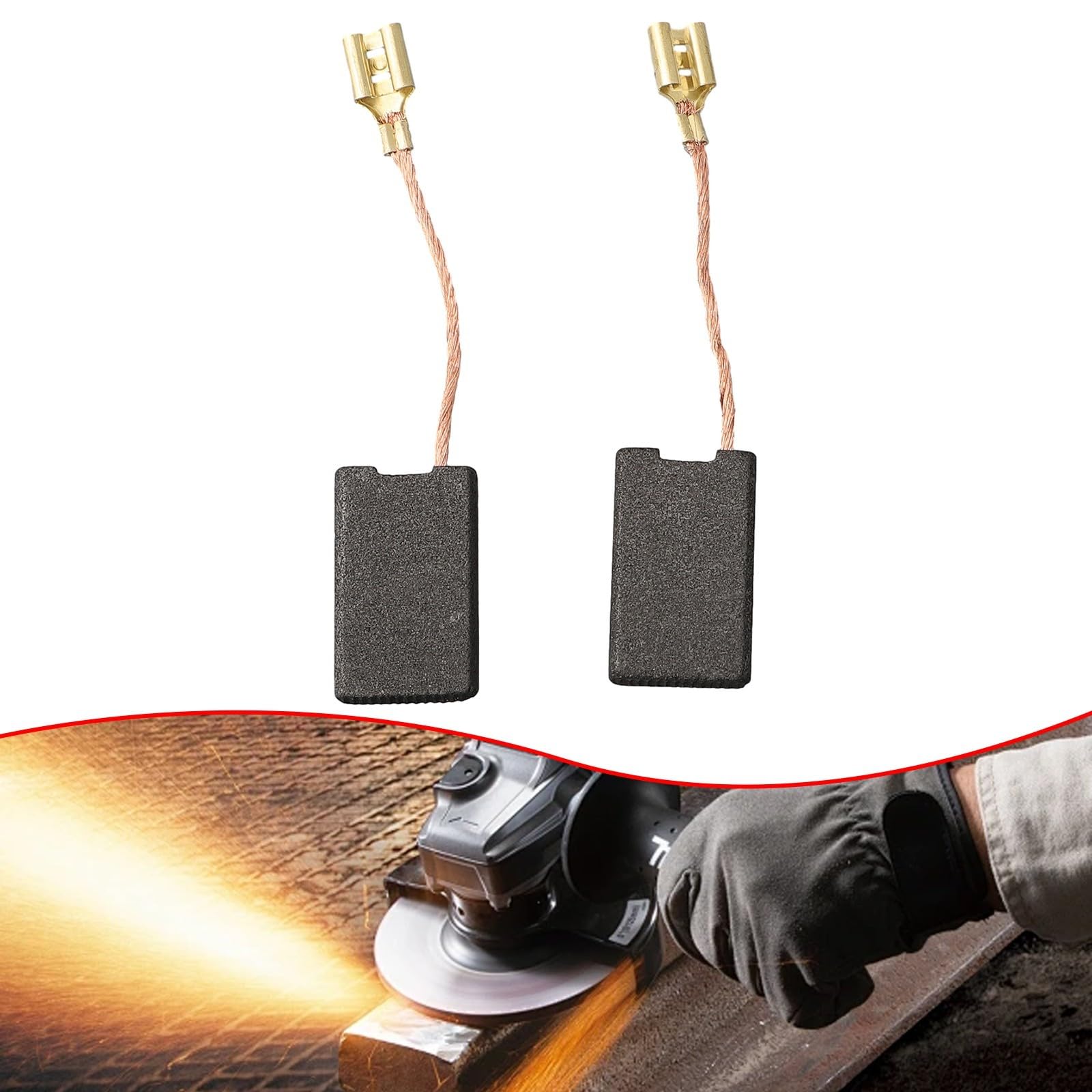 Escobillas de carbón 1617014126 Juego de dos piezas de repuesto para Bosch GSH y Series para martillos de demolición para GSH11E 11DE 10DC SE