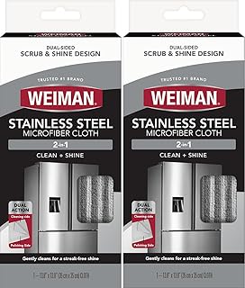 Weiman Microfiber Cloth for Stainless Steel