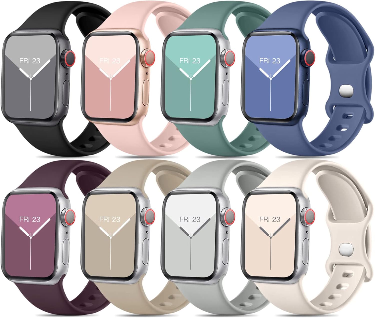 Lerobo Band Compatible with Apple Watch Bands 38mm Women 40mm 41mm 45mm