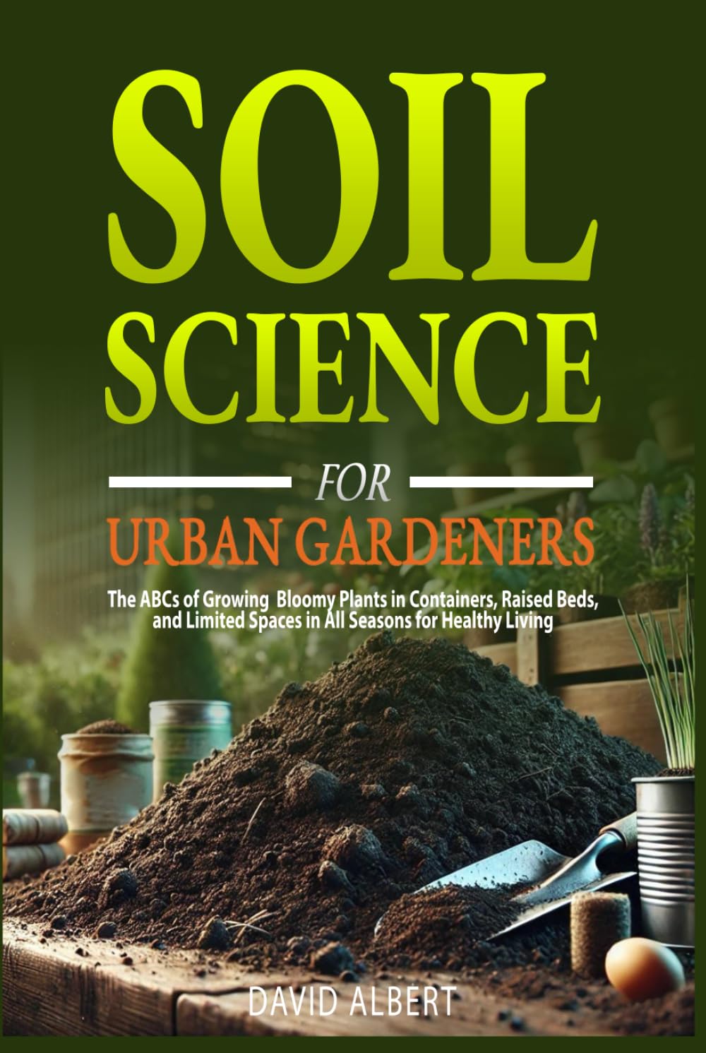 Soil Science For Urban Gardeners: The ABCs of Growing Bloomy Plants in Containers, Raised Beds, and Limited Spaces in All Seasons for Healthy Living