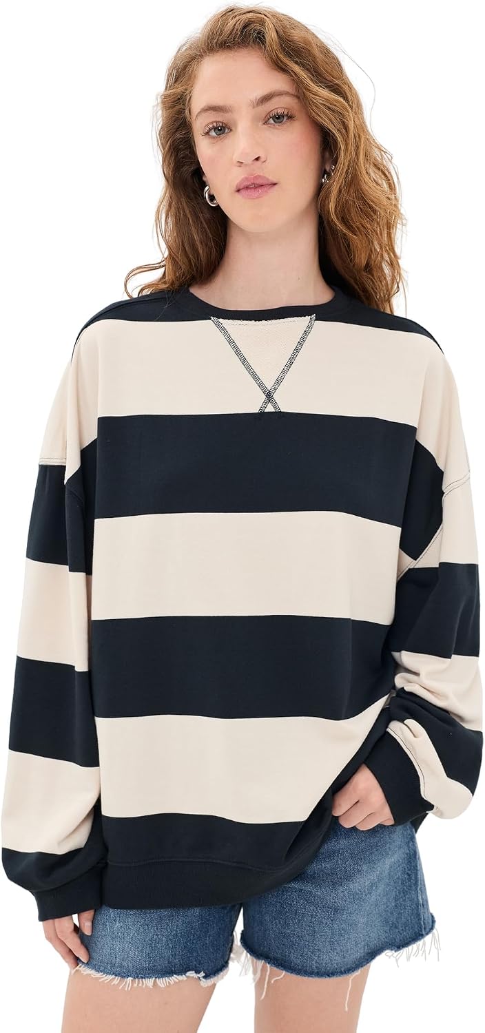 Free People Women's Classic Stripe Pullover
