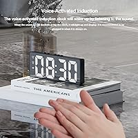 Vista 3 de Battery Digital Clock Small, Electronic Digital Alarm Clocks, Reliable Mini Digital Clock, Battery Operated Desk Clock with Improved Time