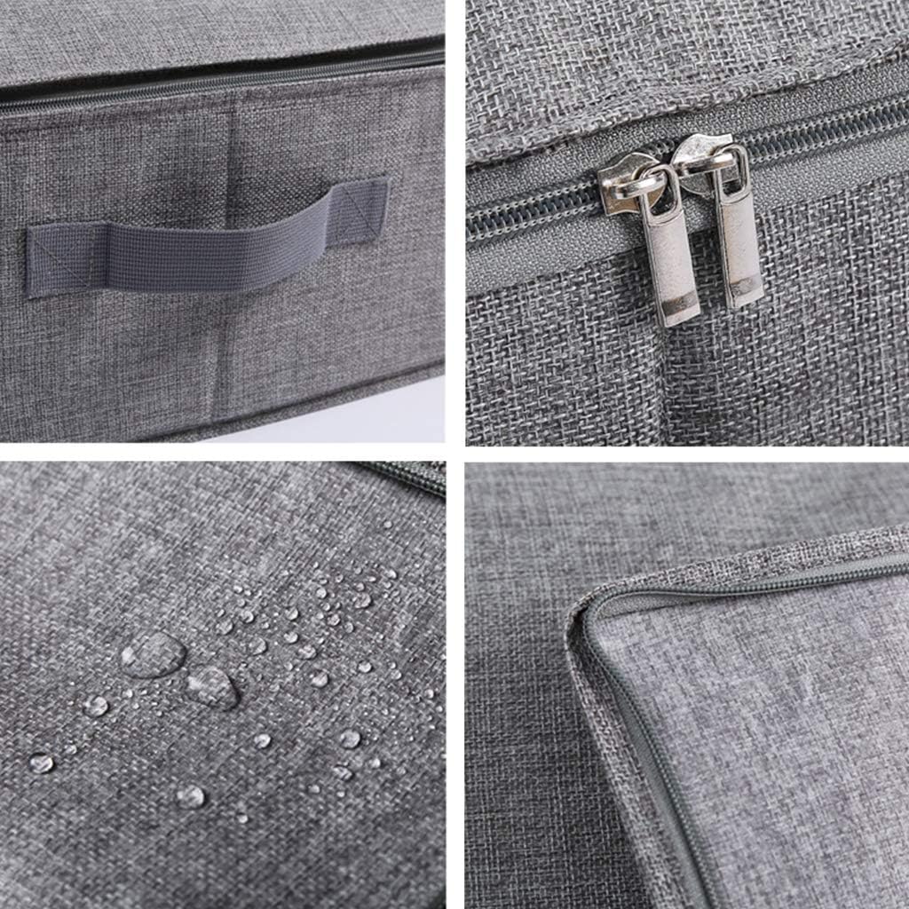 Under Bed Storage Containers Blankets Cloth Shoes Box with Lids