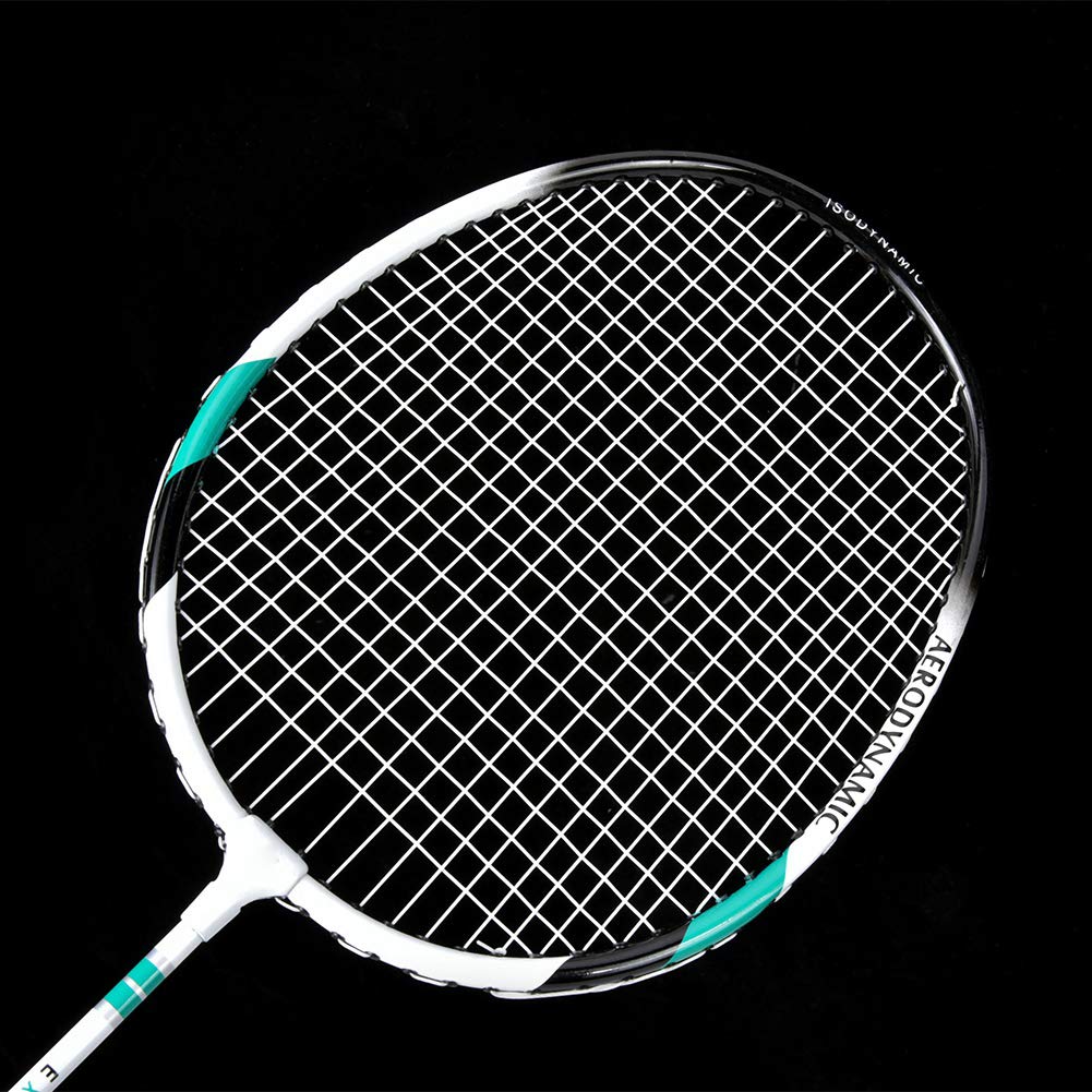 YUYTE de Badminton Juego de 2 Raquetas de Bádminton de Aleación de Aluminio para Entrenamiento Deportivo en Interiores y Exteriores, Raquetas Ligeras y de Competición