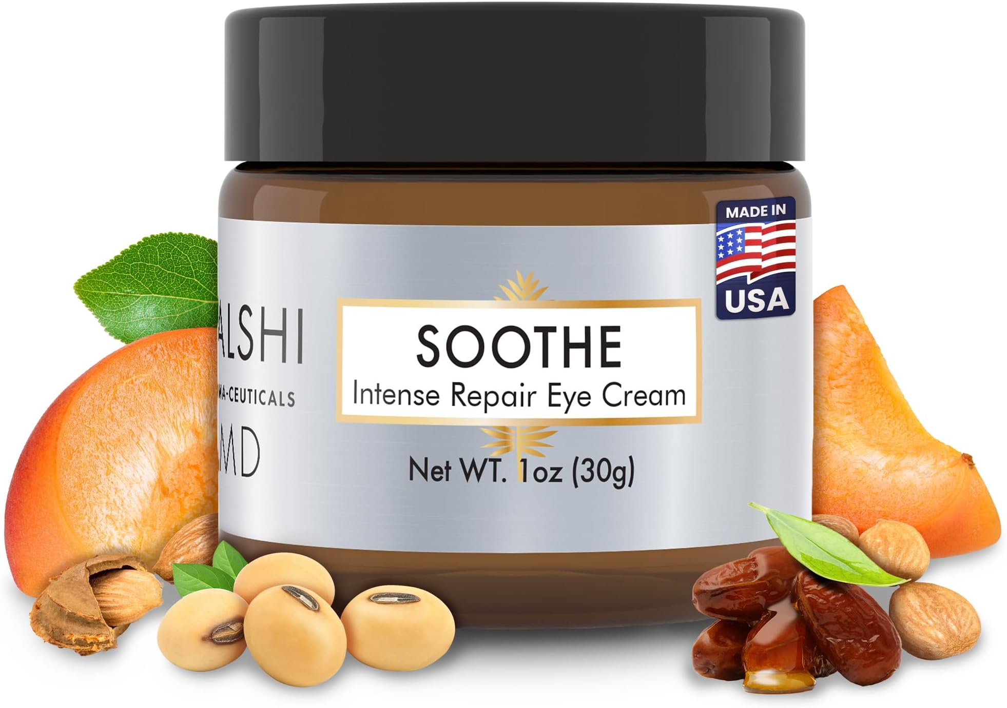 Soothe Intense Repair Eye Cream - Treatment for Dark Circles, Puffiness, and Wrinkles, Hyaluronic Acid, Caffeine, Eye Cream for Puffy Eyes, 0.5 oz/15g