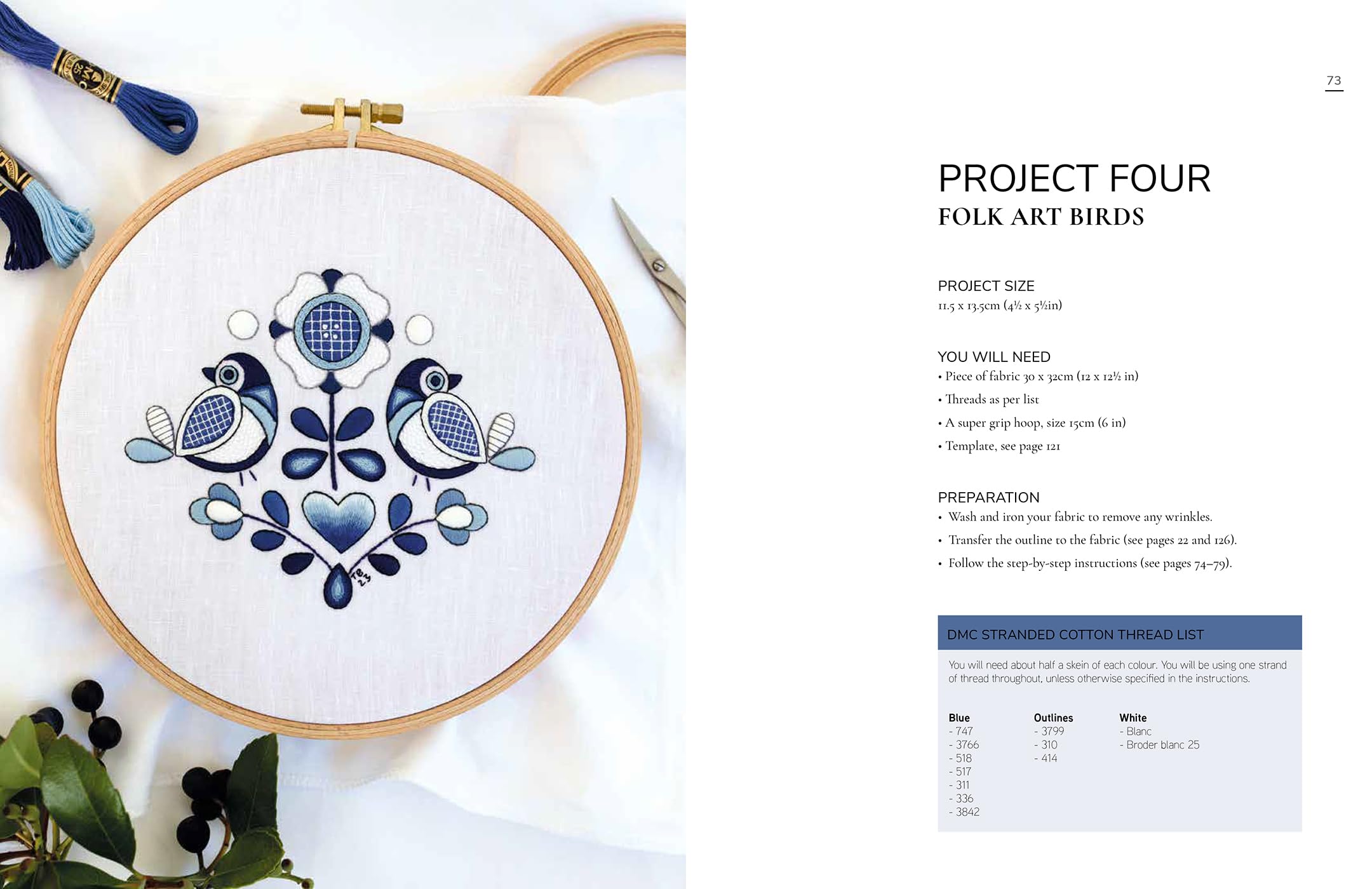 An Introduction to Whitework Embroidery with Colour: 10 Stunning Projects with Reusable Iron-On Transfers