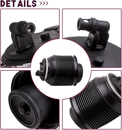 Miniatura 5 de Fuelle posterior del choque del paseo de la suspensión del bolso de la amortiguación de aire con resorte compatible con Toyota Land Cruiser Prado