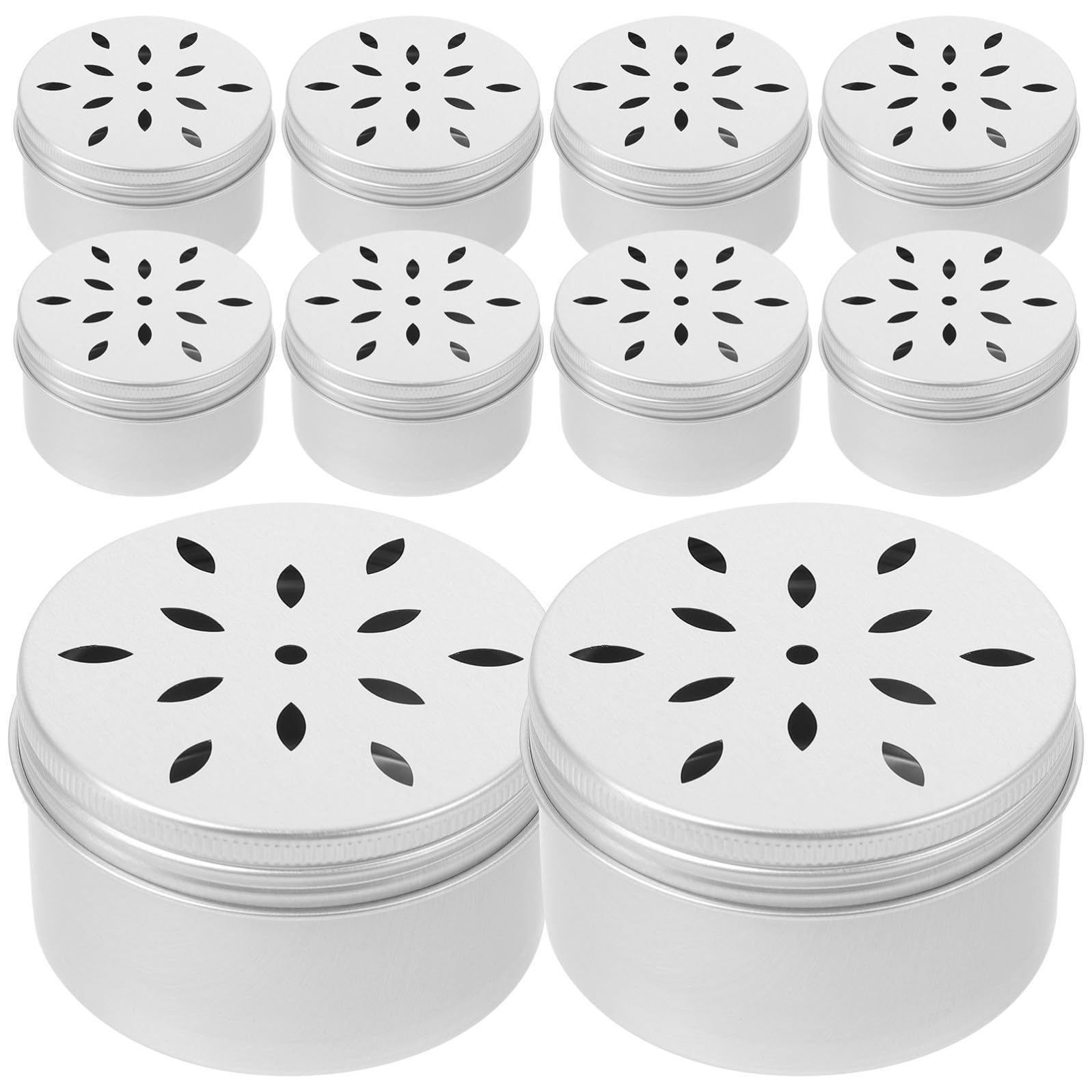 UTHCLO Dog Nose Training Tool 10Pcs Aluminum Silver Magnetic Tins for Working Dogs and Dog Training