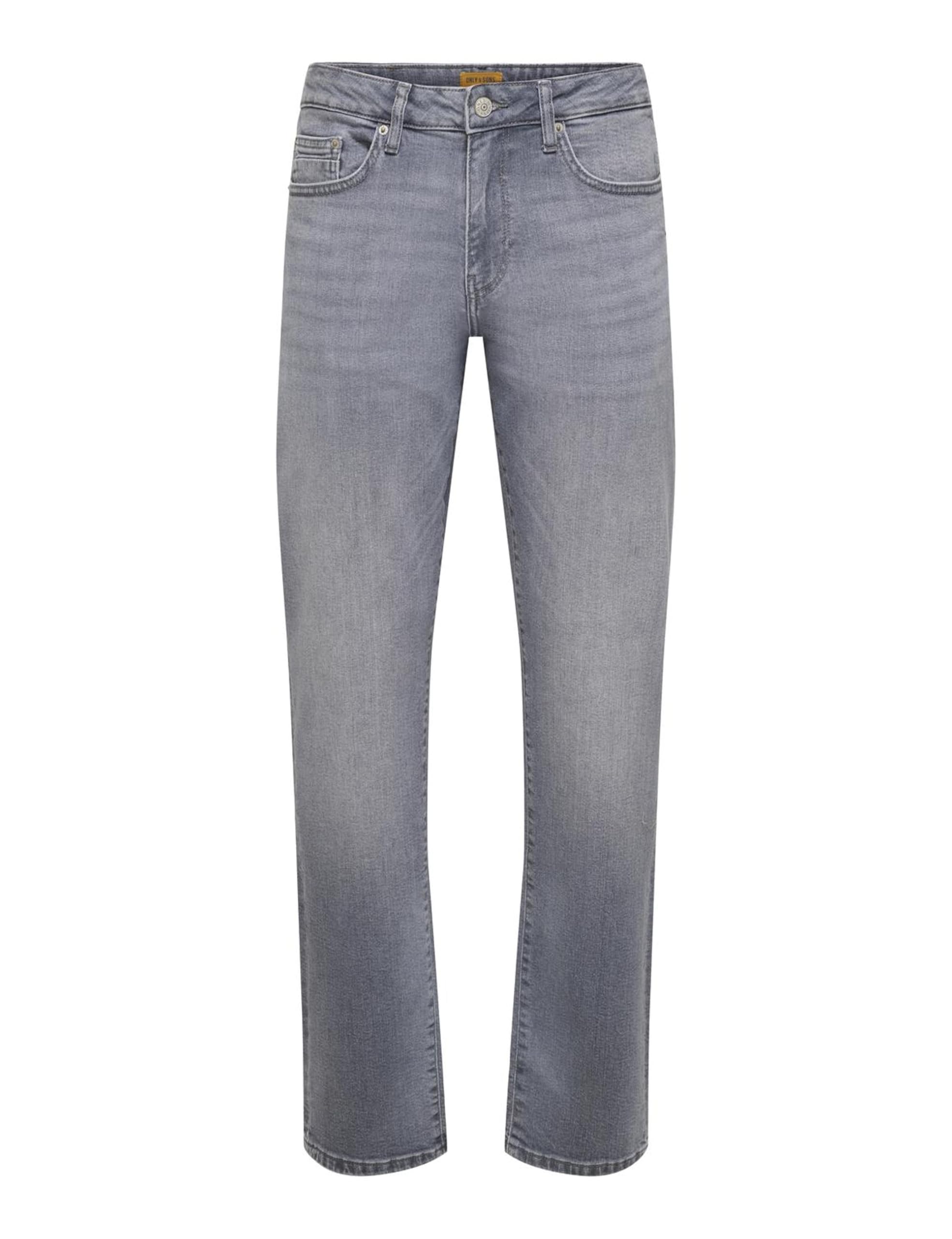 Only & Sons Herren Jeans ONSWEFT REG. Jax - Mid Waist - Regular Fit - Blau Grau