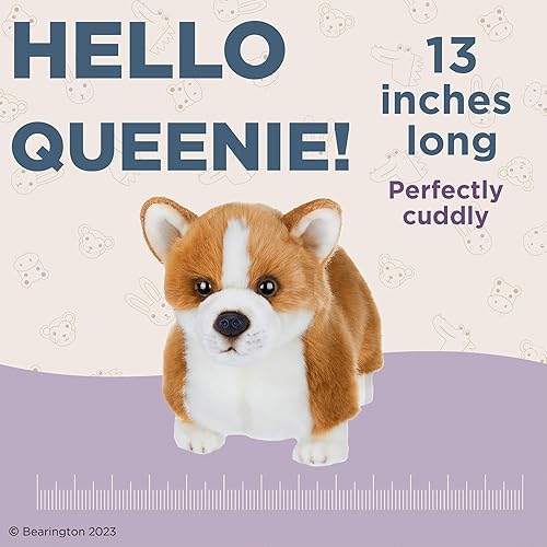 Miniatura 2 de Bearington Queenie Corgi - Cachorro de peluche, 13 pulgadas