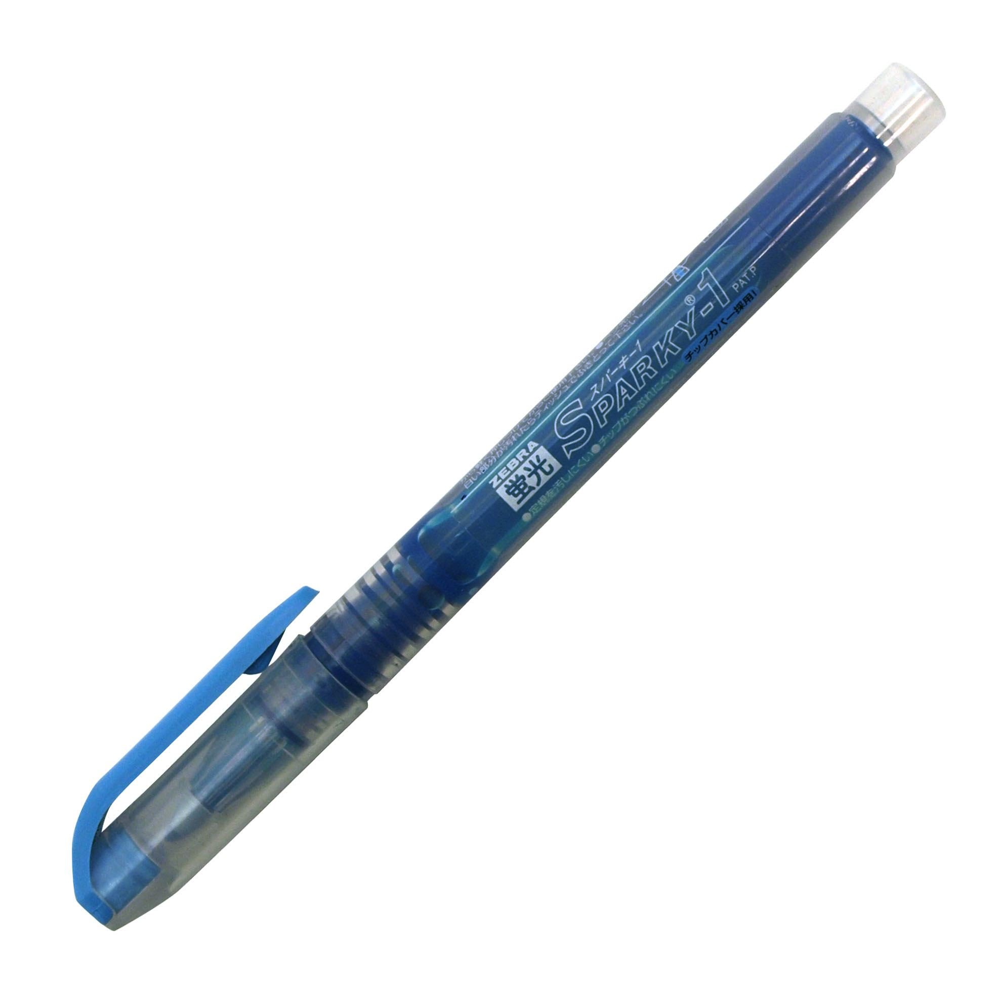 Zebra High Lighter Sparky1, Blue (WKP1-BL)