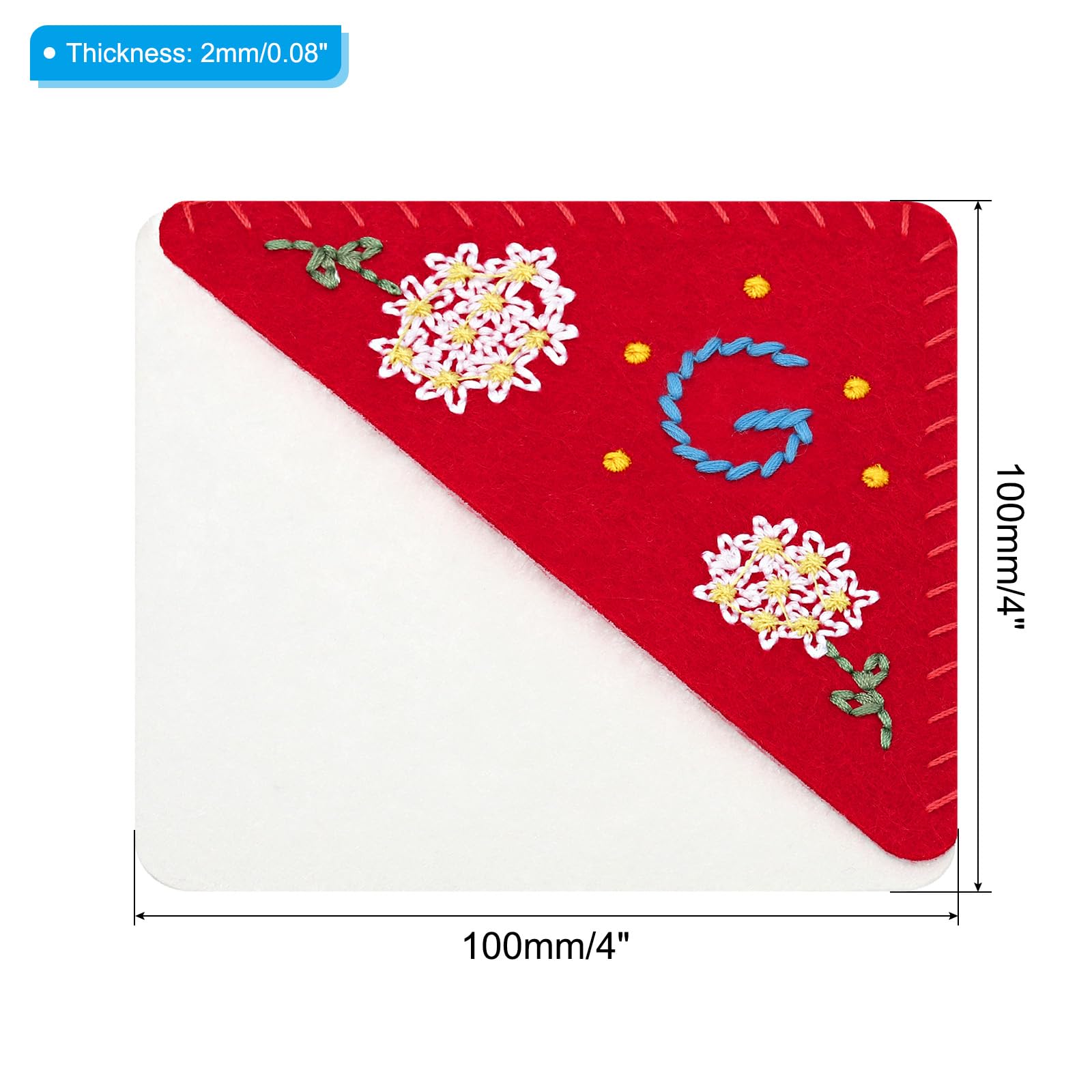 PATIKIL Personalized Embroidered Corner Bookmark - Image 2