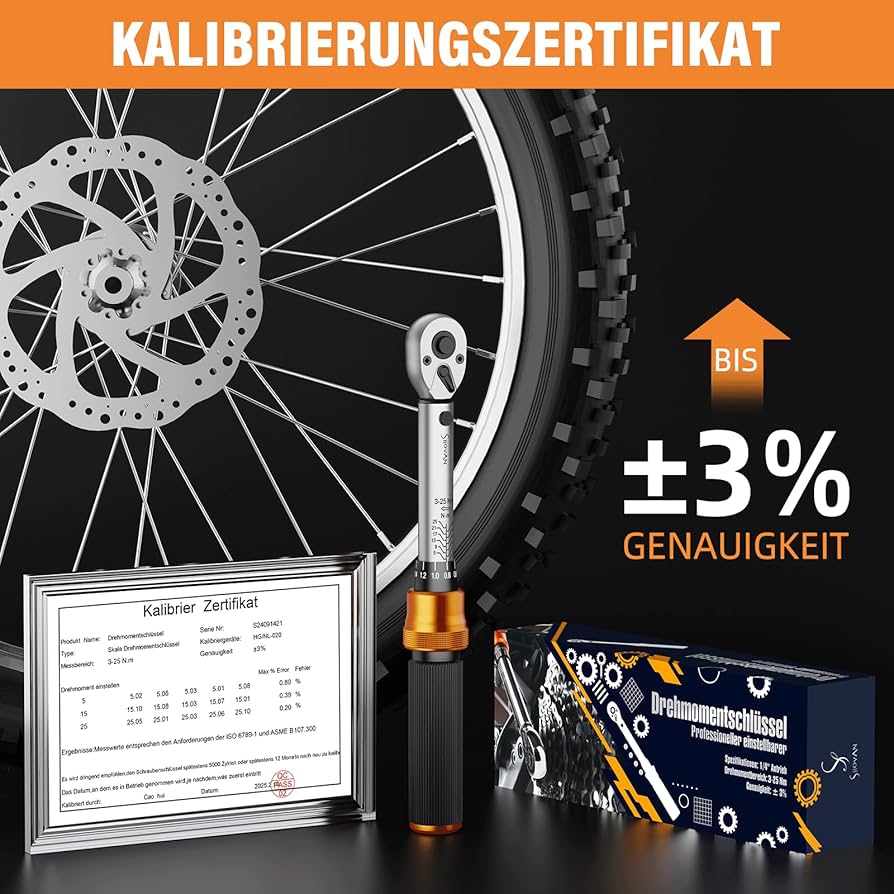 ミトSP 13-częściowy mały klucz dynamometryczny do roweru 3-25 NM, 1