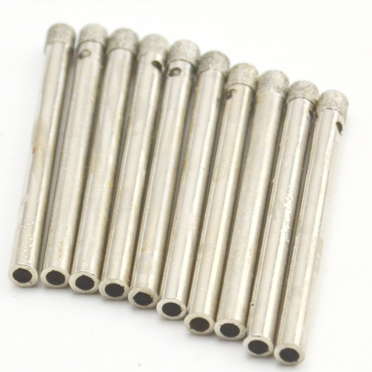 ILOVETOOL 4.5mm Diamond Gemstone Drill Bits for Jewelry Super-Thin Rim Pack of 10Pcs