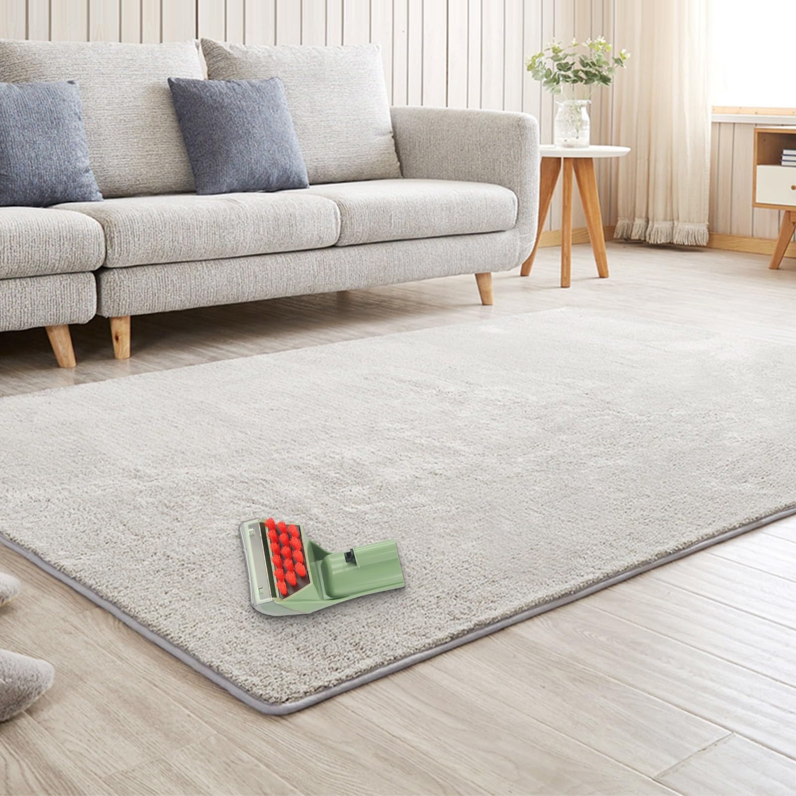 Cepillo de limpieza de tapicería compatible con limpiadores de alfombras Bissell para zonas de difícil acceso (verde)