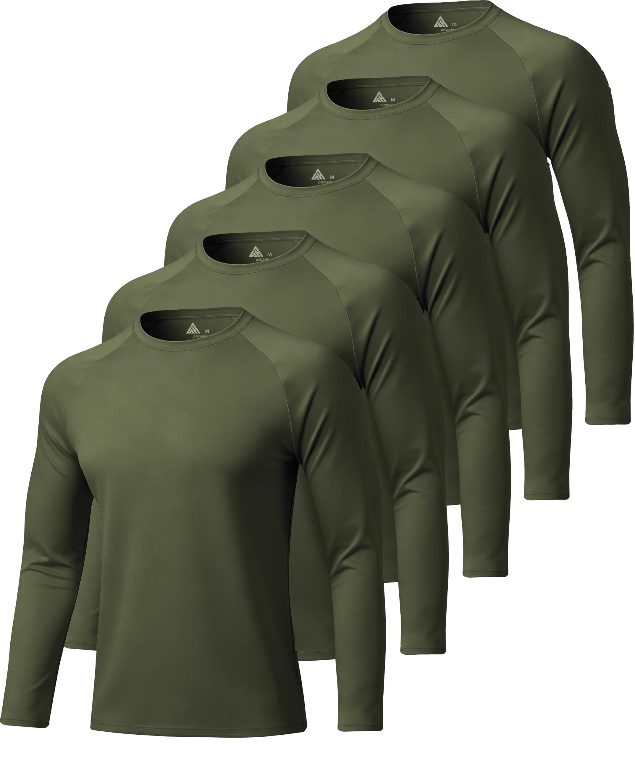 ZITY Long Sleeve Shirts for Men UPF 50+ Moisture Wicking Workout