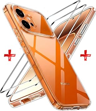 Honor 600 Uyumlu Yumu ak Esnek S per  effaf Silikon K l f + Tam Kaplayan Esnek Nano Ekran Koruyucu