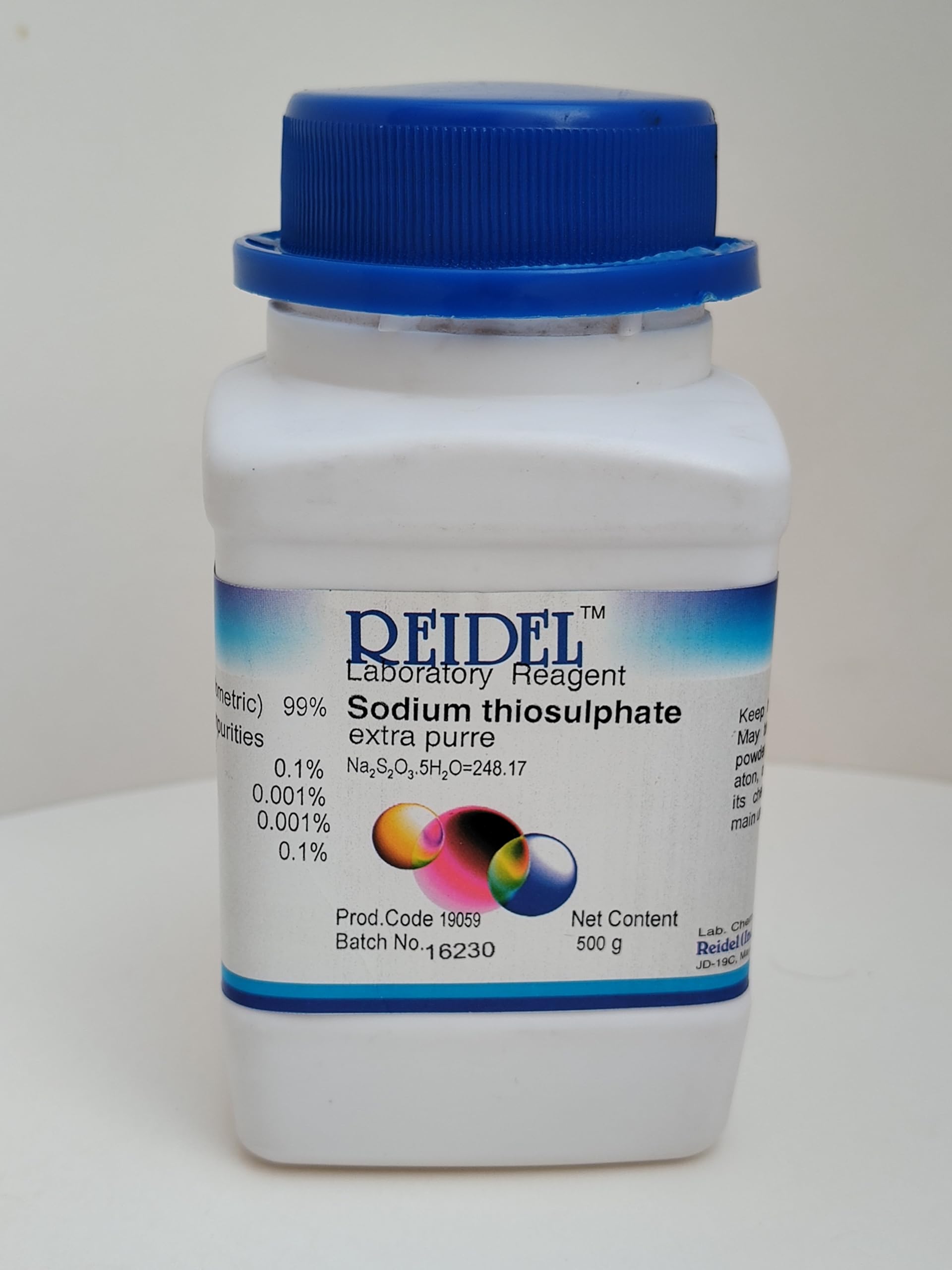Sodium Thiosulphate Extra Pure 500gm Laboratory Grade Chemical Compound-picture-13