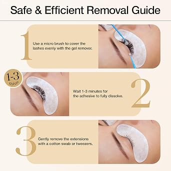 LASHVIEW Sensitive Lash Remover for Lash Extensions - Clear Eyelash Extension Remover Gel 25ml