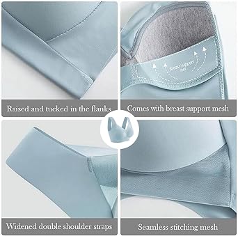Seamless Bra, Bras for Women, Seamless Sexy Push Up Wireless Bra for Seniors