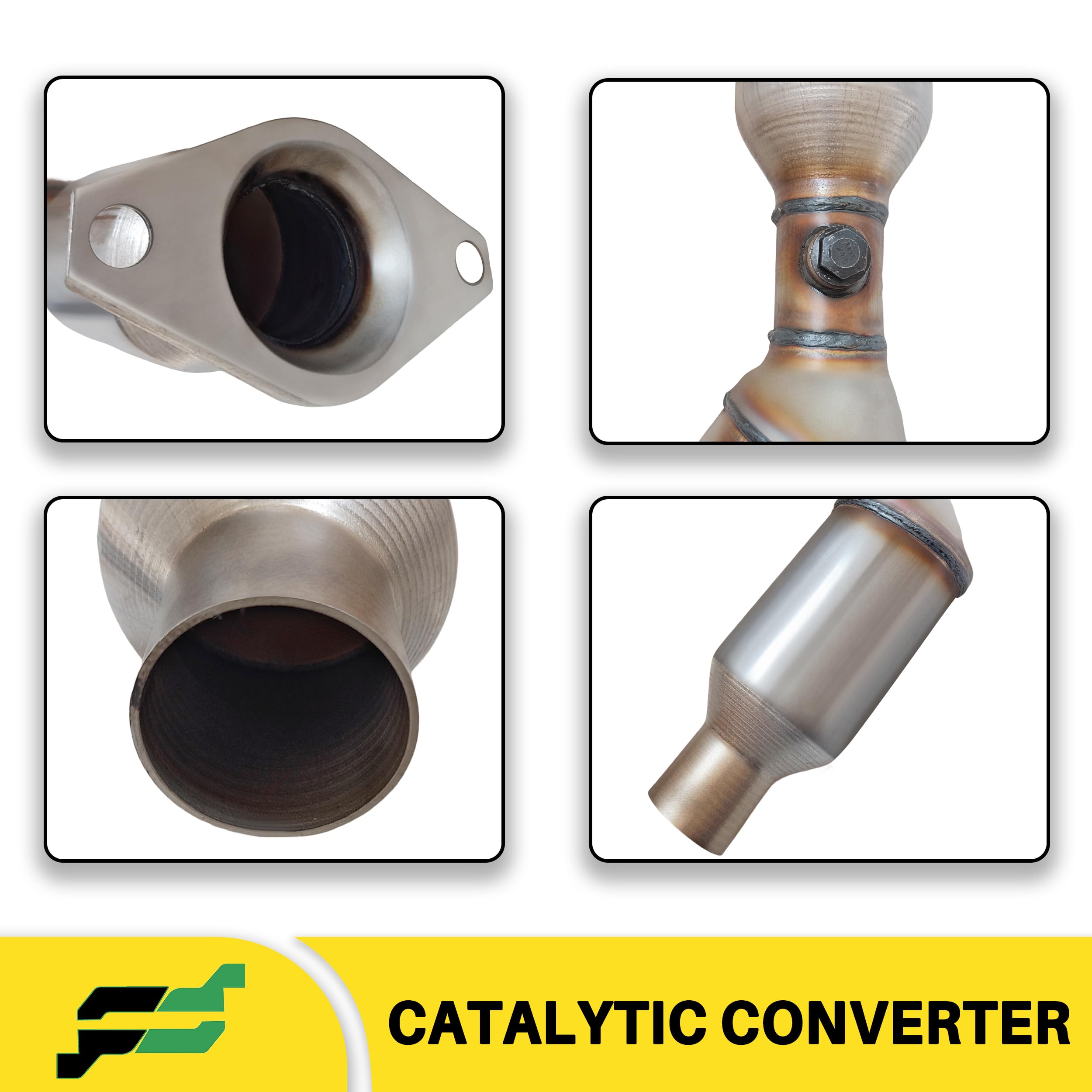 Front Catalytic Converter For Toyota Prius (2010-2015) & Prius V (2012-2013) 1.8L - W/ Spring & Hardware - EPA Certified