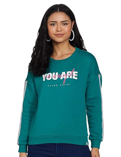 Women Cotton Crew Neck Sweatshirt