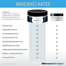 HawkGrips 8oz Massage Emollient, Vanilla, Emollient for IASTM and Massage, Soft Tissue Mobilization & Lubrication for Massage Therapy, Shea Butter, Oil Based, Vegan, Cream Alternative, Pack of 24