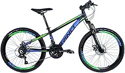 Bicicleta Aro 24 Rino Everest 21v Freio A Disco Câmbios Shimano