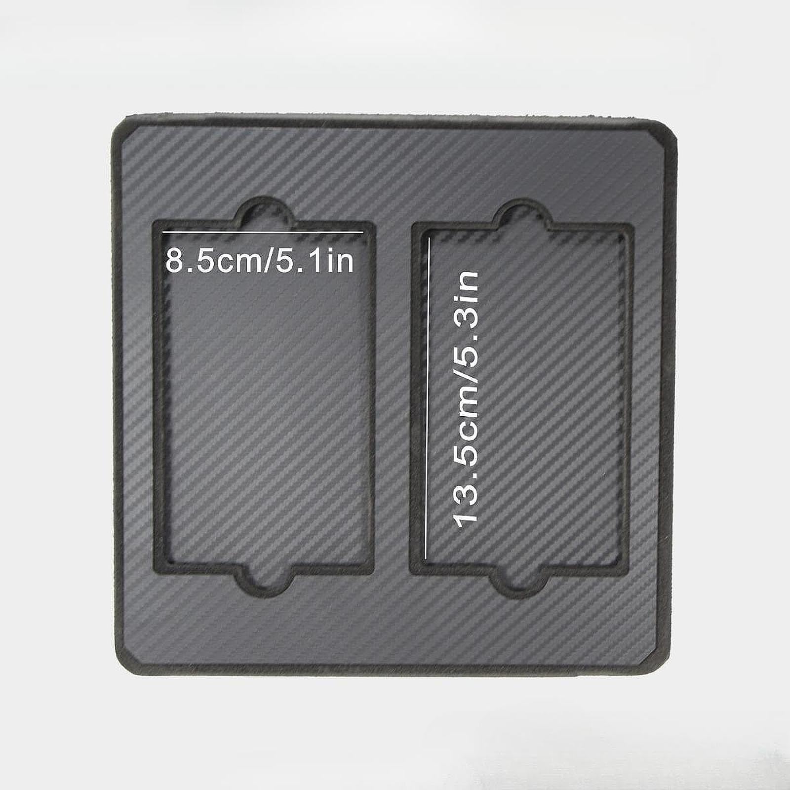 Estuche para Tarjetas Coleccionables Caja Archivadora Rígida Soporte de Cartas Expositor de Deportes en Marco de Aluminio Doble Nivel Adecuado para
