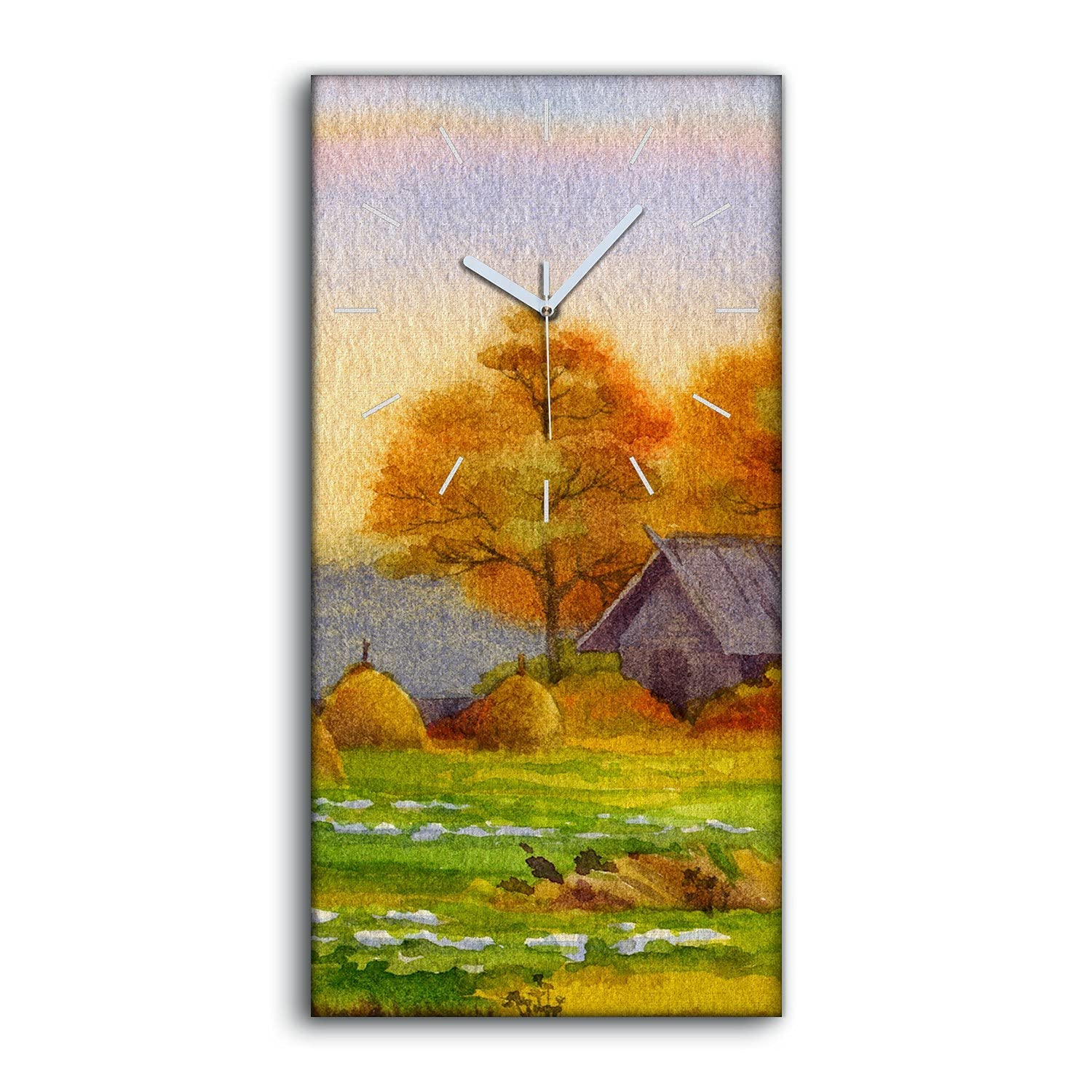 Horloge sur Toile Ne Pas Tic Tac en Silence Image Art Mural Salon Chambre